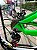 BICICLETA MTB FREERIDE ARO (26) VIKINGX TUFF X-25 CAMBIO 7VELOCIDADES (1X7) FREIO DISCO MECÂNICO COR VERDE/BRANCO - Imagem 2