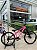 BICICLETA MTB FREERIDE ARO (26) VIKINGX TUFF X-44 CAMBIO 7VELOCIDADES (1X7) FREIO DISCO MECÂNICO COR ROSA/PRETO - Imagem 1