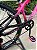 BICICLETA MTB FREERIDE ARO (26) VIKINGX TUFF X-44 CAMBIO 7VELOCIDADES (1X7) FREIO DISCO MECÂNICO COR ROSA/PRETO - Imagem 3