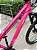 BICICLETA MTB FREERIDE ARO (26) VIKINGX TUFF X-44 CAMBIO 7VELOCIDADES (1X7) FREIO DISCO MECÂNICO COR ROSA/PRETO - Imagem 6