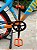 BICICLETA MTB FREERIDE ARO (26) VIKINGX TUFF X-25 CAMBIO 7VELOCIDADES (1X7) FREIO DISCO MECÂNICO COR AZUL/LARANJA - Imagem 3