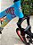 BICICLETA MTB FREERIDE ARO (26) VIKINGX TUFF X-25 CAMBIO 7VELOCIDADES (1X7) FREIO DISCO MECÂNICO COR AZUL/LARANJA - Imagem 7