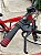 BICICLETA MTB FREERIDE ARO (26) VIKINGX TUFF X-25 CAMBIO 7VELOCIDADES (1X7) FREIO DISCO MECÂNICO COR VERMELHA - Imagem 5