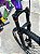 BICICLETA MTB FREERIDE ARO (26) VIKINGX TUFF X-25 CAMBIO 8 VELOCIDADES (1X8) FREIO DISCO MECÂNICO COR ROXO/VERDE/AMARELO - Imagem 8
