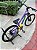 BICICLETA MTB FREERIDE ARO (26) VIKINGX TUFF X-25 CAMBIO 8 VELOCIDADES (1X8) FREIO DISCO MECÂNICO COR ROXO/VERDE/AMARELO - Imagem 10