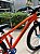 BICICLETA MTB FREERIDE ARO (26) ABSOLUTE BRUTUS KIT SINGLE (S/MARCHA) FREIO DISC HIDRÁULICO MT200 COR LARANJA/AZUL - Imagem 9