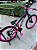 BICICLETA MTB FREERIDE ARO (26) VIKINGX TUFF-25 CAMBIO 24 VELOCIDADES (3x8) FREIO DISC MECÂNICO COR PRETO/ROSA/AZUL - Imagem 13