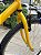 BICICLETA ARO (26) MASCULINA MTB SEM MARCHA FREIOS V-BRAKE COR PRETO/AMARELO (USADA) - Imagem 4