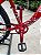 BICICLETA MTB FREERIDE ARO (26) HUPI NAJA KIT SINGLE S/MARCHA FREIO DISC HIDRÁULICO TRASEIRO SHIMANO COR VERMELHO/BRANCO - Imagem 3