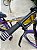 BICICLETA MTB FREERIDE ARO (26) RUSTIC PRO KIT SINGLE S/ MARCHA FREIO DISC HIDRÁULICO MT200 TRASEIRO COR CAMALEAO/ROXO - Imagem 6