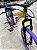 BICICLETA MTB FREERIDE ARO (26) RUSTIC PRO KIT SINGLE S/ MARCHA FREIO DISC HIDRÁULICO MT200 TRASEIRO COR CAMALEAO/ROXO - Imagem 9
