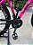 BICICLETA MTB ARO (29) VELOOH SUPREME 21 VELOCIDADES FREIO A DISCO MECÂNICO TAMANHO 15 (P) COR ROSA NEON/PRETO - Imagem 12