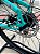 BICICLETA MTB ARO (29) VELOOH SUPREME 21 VELOCIDADES FREIO A DISCO MECÂNICO TAMANHO 15 (P) COR VERDE AGUA - Imagem 10