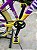 BICICLETA MTB FREERIDE ARO (26) VIKINGX TUFF X-25 CAMBIO 8 VELOCIDADES (1x8) FREIO DISC HIDRÁULICO COR ROXO/AMARELO - Imagem 3