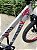 BICICLETA MTB FREERIDE ARO (26) VIKINGX TUFF X-25 CAMBIO 7VELOCIDADES (1X7) FREIO DISCO MECÂNICO COR PRATA/VERMELHO - Imagem 5