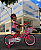 BICICLETA ARO (16) FEMININA COR ROSA S/ MARCHA PRO-X - Imagem 1
