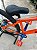 BICICLETA MTB FREERIDE ARO (26) ABSOLUTE BRUTUS KIT SINGLE (S/MARCHA) FREIO DISC HIDRÁULICO MT200 COR LARANJA/AZUL - Imagem 4