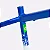 QUADRO ARO (26) HUPI STRIP GANCHEIRA HORIZONTAL COR AZUL/BRANCO - Imagem 4