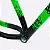 QUADRO ARO (26) HUPI STRIP GANCHEIRA HORIZONTAL COR VERDE/PRETO - Imagem 5
