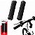 PAR DE MANOPLA PUNHO BIKE MTB ABSOLUTE LG4 PRETO BORRACHA - Imagem 2