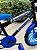 BICICLETA ARO (16) MASCULINA COR PRETO/AZUL S/MARCHA MARCA VELOOH PERSONALIZADA - Imagem 4