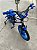 BICICLETA ARO (16) MASCULINA COR PRETO/AZUL S/MARCHA MARCA VELOOH PERSONALIZADA - Imagem 5