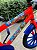 BICICLETA ARO (16) MASCULINA COR LARANJA/AZUL S/MARCHA MARCA VELOOH PERSONALIZADA - Imagem 4