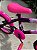 BICICLETA ARO (16) FEMININA COR ROXO/ROSA S/MARCHA MARCA VELOOH PERSONALIZADA - Imagem 4