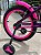 BICICLETA ARO (16) FEMININA COR ROXO/ROSA S/MARCHA MARCA VELOOH PERSONALIZADA - Imagem 2