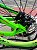 BICICLETA MTB FREERIDE ARO (26) VIKINGX TUFF X-44 CAMBIO 7 VELOCIDADES (1x7) FREIO DISC MECÊNICO COR PRETO/VERDE - Imagem 8