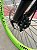 BICICLETA MTB FREERIDE ARO (26) VIKINGX TUFF X-44 CAMBIO 7 VELOCIDADES (1x7) FREIO DISC MECÊNICO COR PRETO/VERDE - Imagem 9