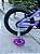 BICICLETA ARO (16) FEMININA COR LILAS S/ MARCHA  ATHOR BRAVE EM ALUMINIO - Imagem 3