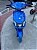 SCOOTER ELÉTRICA KLOSH HIT ESTILO MOTONETA COM BAÚ EXTERNO 1000W AUTOPROPELIDO AZUL/PRETO - Imagem 13