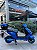 SCOOTER ELÉTRICA KLOSH HIT ESTILO MOTONETA COM BAÚ EXTERNO 1000W AUTOPROPELIDO AZUL/PRETO - Imagem 1