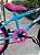 BICICLETA ARO (20) FEMININA COR AZUL E ROSA S/MARCHA FREIO V-BRAKE COM CESTA MARCA VELOOH - Imagem 5