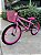 BICICLETA ARO (20) FEMININA COR ROSA CLARO S/MARCHA FREIO V-BRAKE COM CESTA MARCA VELOOH - Imagem 7