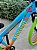 BICICLETA MTB FREERIDE ARO (26) VIKINGX TUFF-25 KIT 7 VELOCIDADES FREIO DISC HIDRÁULICO TRASEIRO COR AZUL/LARANJA/VERD - Imagem 5
