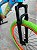 BICICLETA MTB FREERIDE ARO (26) VIKINGX TUFF-25 KIT 7 VELOCIDADES FREIO DISC HIDRÁULICO TRASEIRO COR AZUL/LARANJA/VERD - Imagem 7
