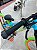 BICICLETA MTB FREERIDE ARO (26) VIKINGX TUFF-25 KIT 7 VELOCIDADES FREIO DISC HIDRÁULICO TRASEIRO COR AZUL/LARANJA/VERD - Imagem 8