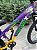 BICICLETA MTB FREERIDE ARO (26) VIKINGX TUFF-25 KIT 7 VELOCIDADES FREIO DISC HIDRÁULICO TRASEIRO COR ROXO/AMARELO - Imagem 5