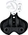 BANCO SELIM ABSOLUTE GIGA GEL PRETO 298X272MM - Imagem 4