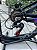BICICLETA MTB FREERIDE ARO (26) VIKINGX TUFF-25 KIT 7 VELOCIDADES FREIO DISC HIDRÁULICO TRASEIRO COR PRETO/ROSA/AZUL - Imagem 2