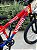 BICICLETA MTB FREERIDE ARO (26) VIKINGX TUFF-25 KIT 7 VELOCIDADES FREIO DISC HIDRÁULICO TRASEIRO COR VERMELHO/AZUL - Imagem 5