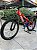 BICICLETA MTB FREERIDE ARO (26) VIKINGX TUFF-25 KIT 7 VELOCIDADES FREIO DISC HIDRÁULICO TRASEIRO COR VERMELHO/AZUL - Imagem 10