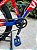 BICICLETA MTB FREERIDE ARO (26) VIKINGX TUFF-25 KIT 7 VELOCIDADES FREIO DISC HIDRÁULICO TRASEIRO COR VERMELHO/AZUL - Imagem 3