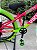 BICICLETA MTB FREERIDE ARO (26) VIKINGX TUFF-25 KIT 7 VELOCIDADES FREIO DISC HIDRÁULICO TRASEIRO COR ROSA/VERDE LIMÃO - Imagem 4