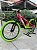 BICICLETA MTB FREERIDE ARO (26) VIKINGX TUFF-25 KIT 7 VELOCIDADES FREIO DISC HIDRÁULICO TRASEIRO COR ROSA/VERDE LIMÃO - Imagem 10