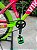 BICICLETA MTB FREERIDE ARO (26) VIKINGX TUFF-25 KIT 7 VELOCIDADES FREIO DISC HIDRÁULICO TRASEIRO COR ROSA/VERDE LIMÃO - Imagem 3