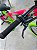 BICICLETA MTB FREERIDE ARO (26) VIKINGX TUFF-25 KIT 7 VELOCIDADES FREIO DISC HIDRÁULICO TRASEIRO COR ROSA/VERDE LIMÃO - Imagem 7