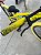 BICICLETA MTB FREERIDE ARO (26) HUPI STRIP KIT SINGLE (SEM MARCHA) FREIO DISC TRASEIRO SHIMANO MT200 COR AMARELA - Imagem 7